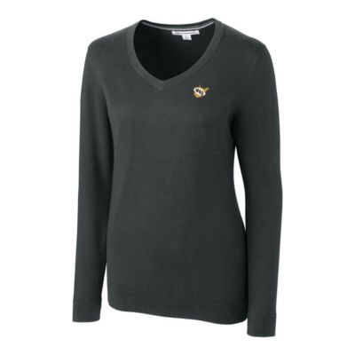 NCAA West Virginia Mountaineers Lakemont Tri-Blend V-Neck Pullover Sweater