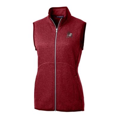 NCAA Arkansas Razorbacks Mainsail Basic Sweater-Knit Full-Zip Vest