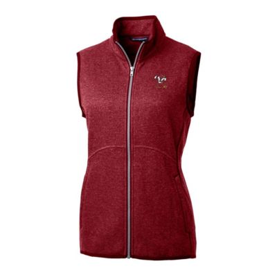 NCAA Louisville Cardinals Mainsail Basic Sweater-Knit Full-Zip Vest