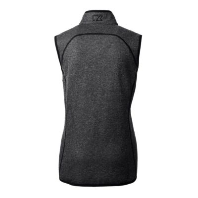 NCAA Heather Old Dominion Monarchs Mainsail Basic Sweater-Knit Full-Zip Vest