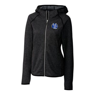 NCAA Heather Air Force Falcons Mainsail Sweater-Knit Full-Zip Hoodie