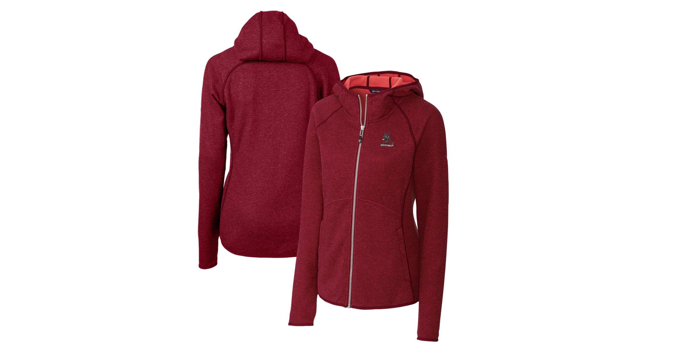 Alabama Crimson Tide NCAA Alabama Tide Mainsail Sweater-Knit Full-Zip Hoodie