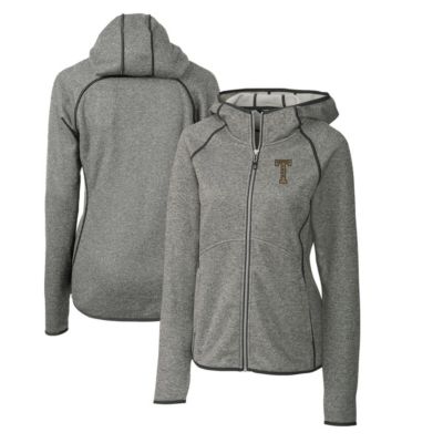 Georgia Tech Yellow Jackets NCAA Heather Mainsail Sweater-Knit Full-Zip Hoodie