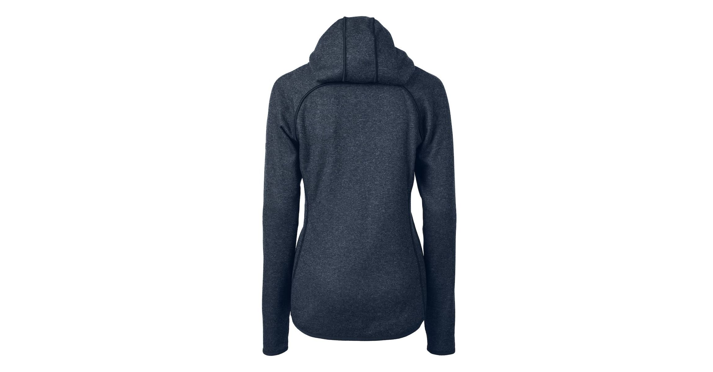 NCAA Heather Georgetown Hoyas Mainsail Sweater-Knit Full-Zip Hoodie