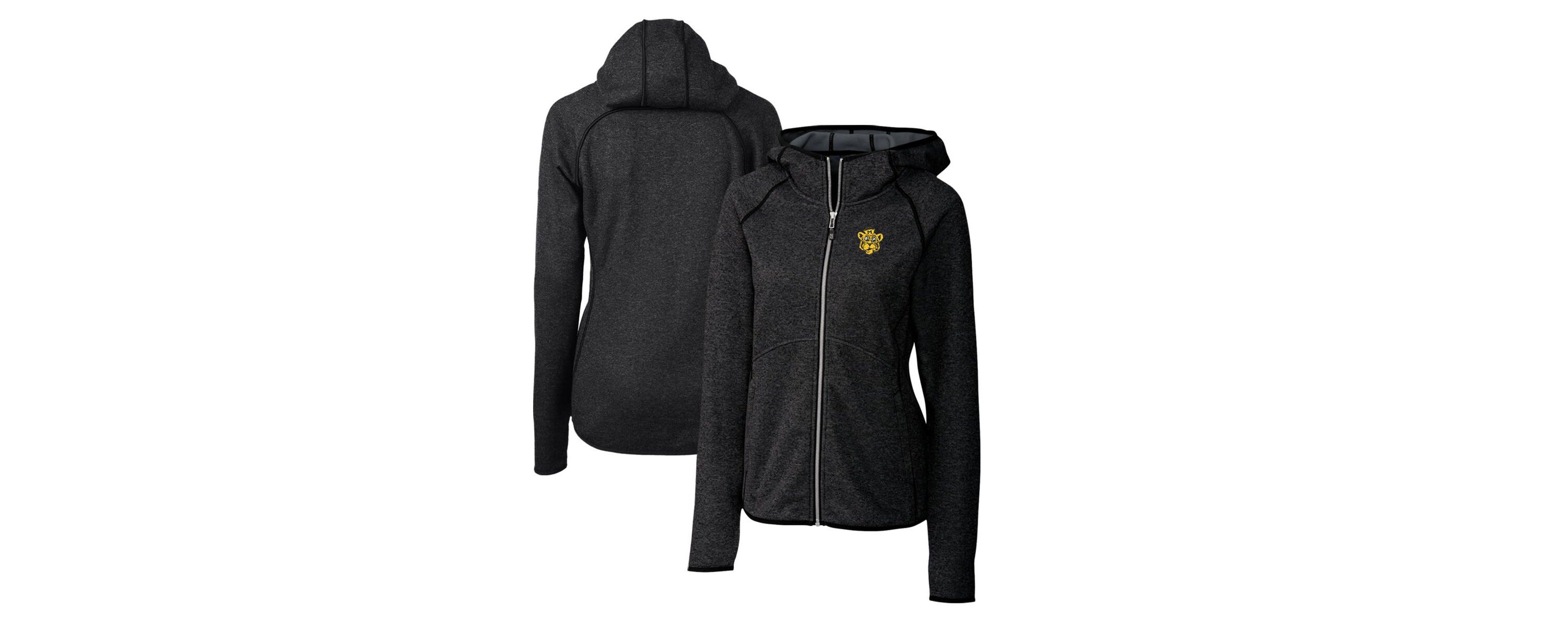 NCAA Heather Missouri Tigers Mainsail Sweater-Knit Full-Zip Hoodie