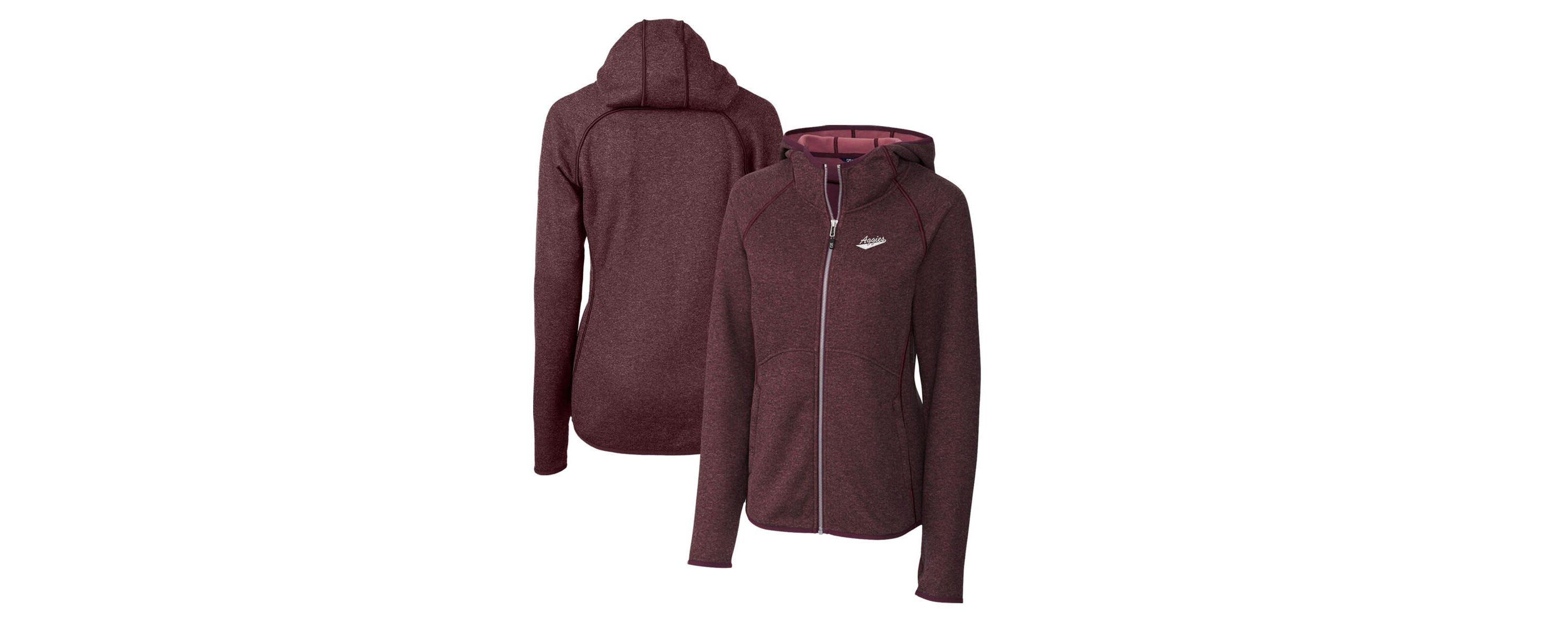 NCAA New Mexico State Aggies Mainsail Sweater-Knit Full-Zip Hoodie