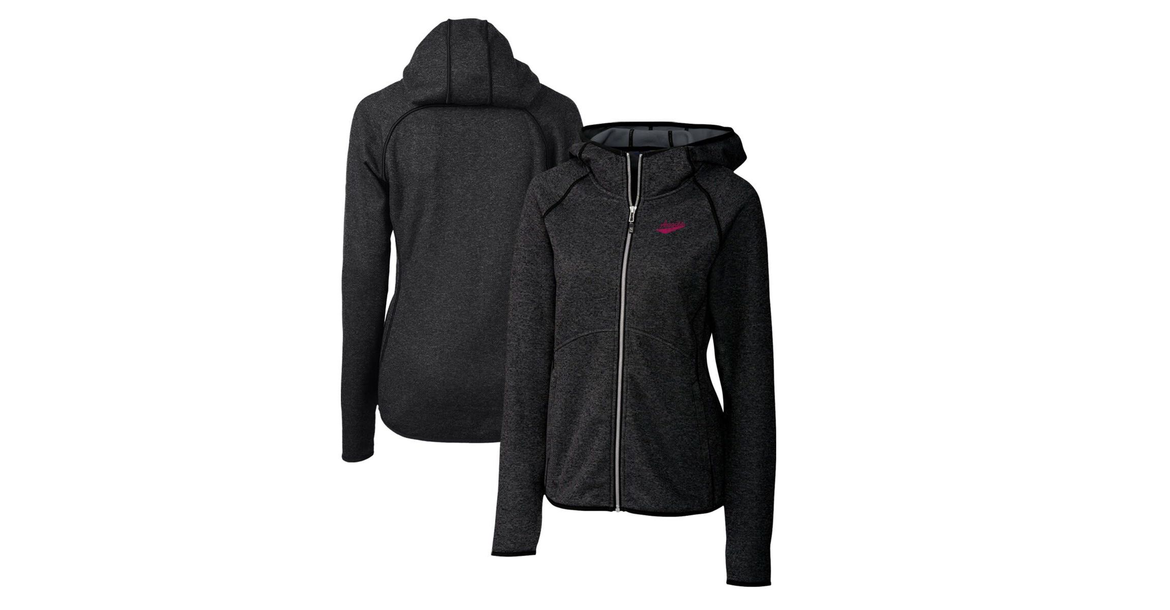 NCAA Heather New Mexico State Aggies Mainsail Sweater-Knit Full-Zip Hoodie