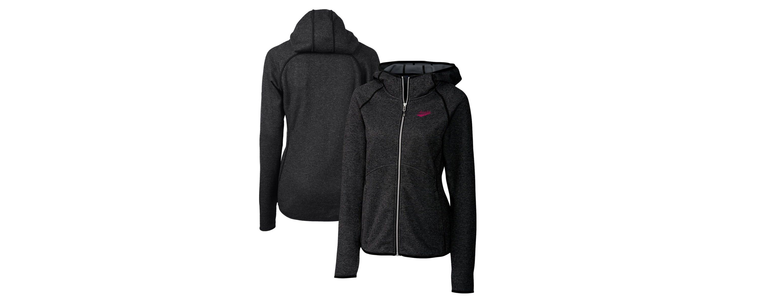 NCAA Heather New Mexico State Aggies Mainsail Sweater-Knit Full-Zip Hoodie