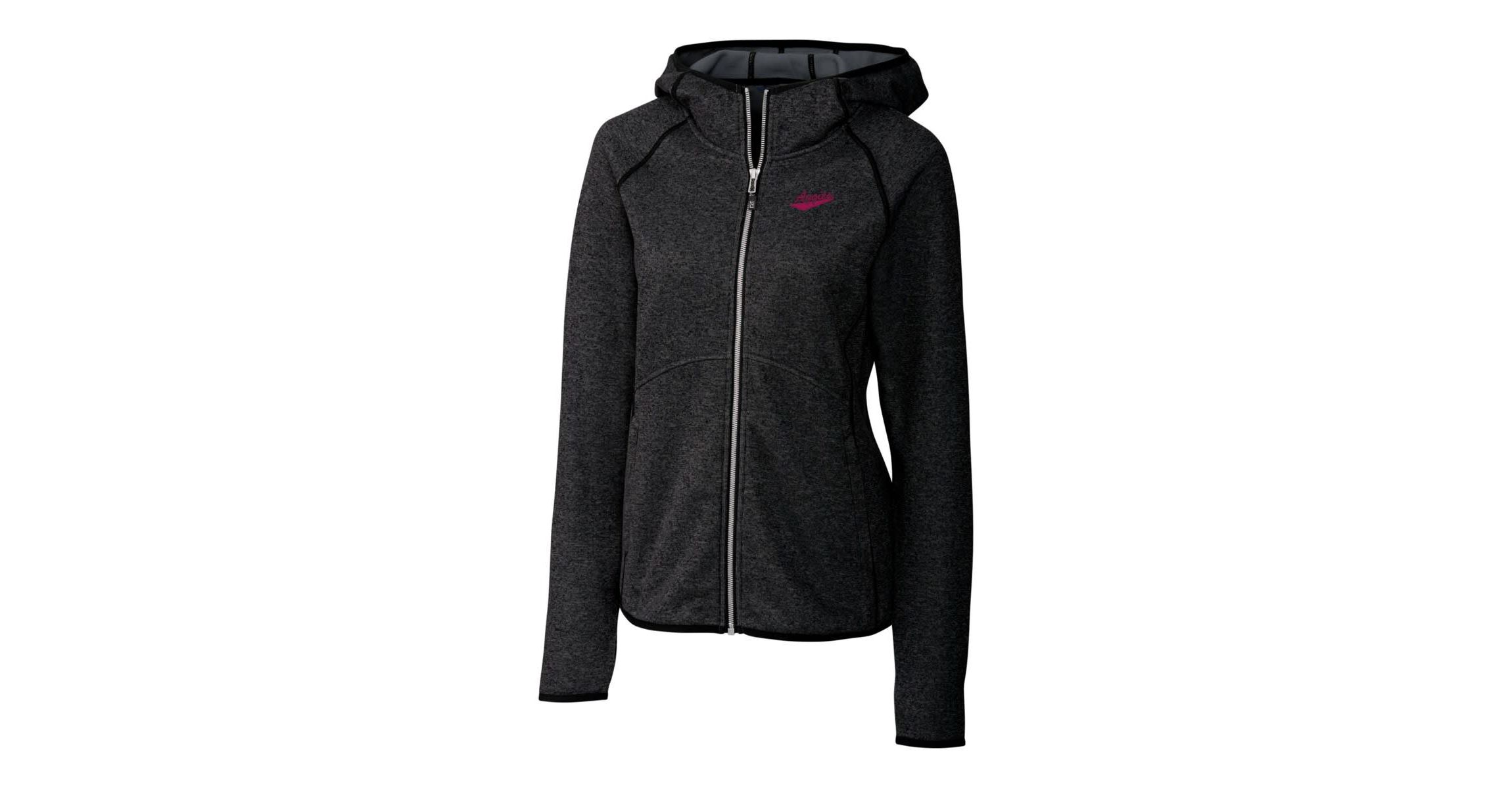 NCAA Heather New Mexico State Aggies Mainsail Sweater-Knit Full-Zip Hoodie
