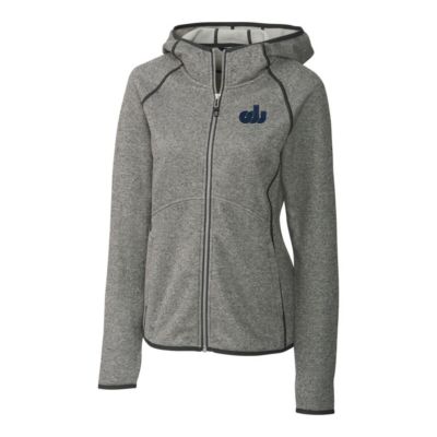 NCAA Heather Old Dominion Monarchs Mainsail Sweater-Knit Full-Zip Hoodie