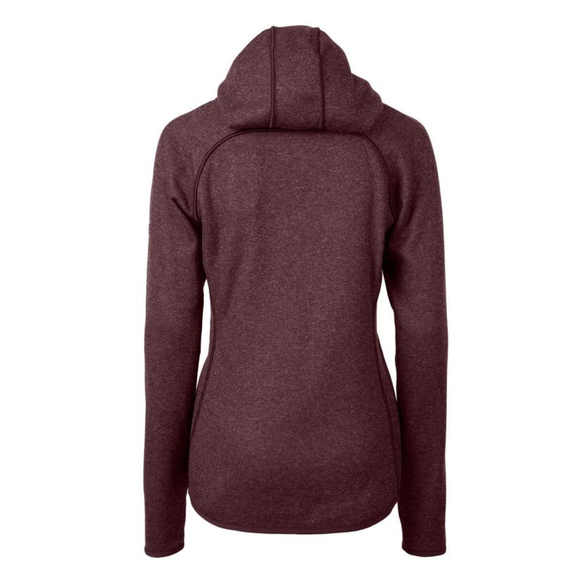 NCAA Southern Illinois Salukis Mainsail Sweater-Knit Full-Zip Hoodie