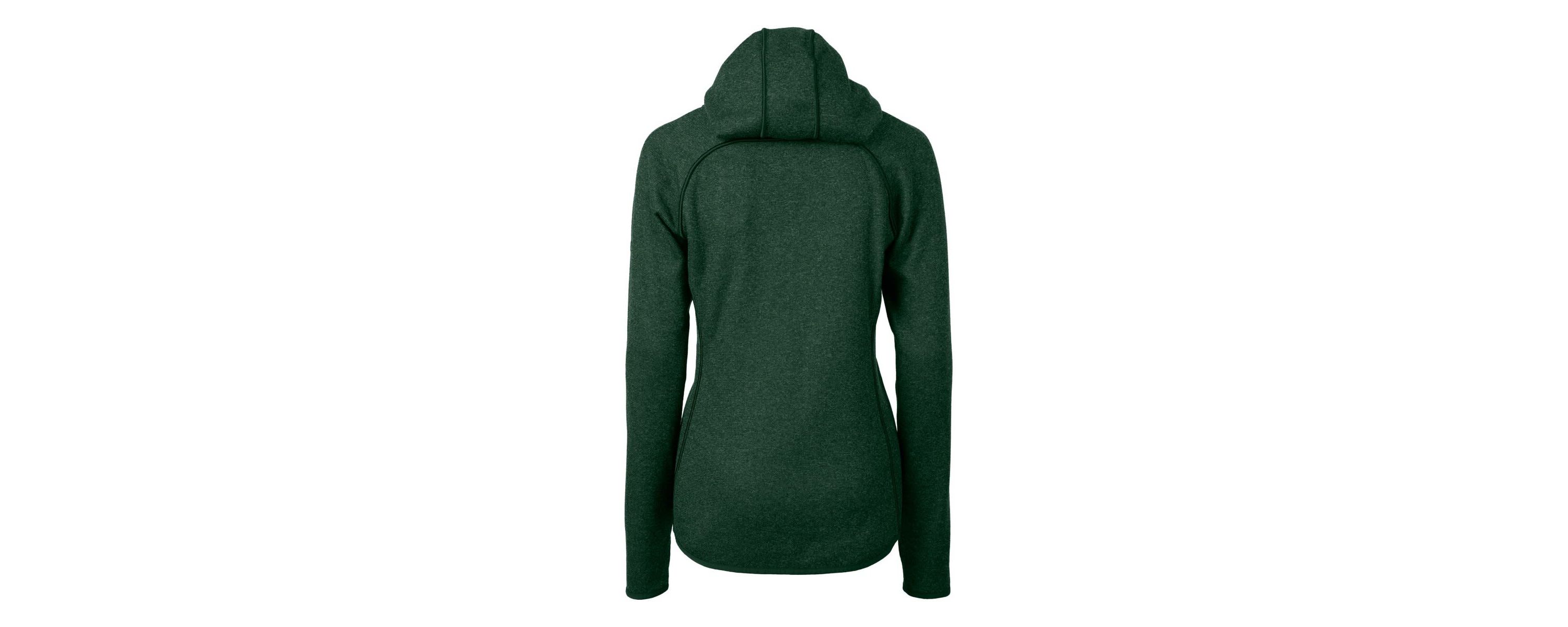 Tulane Green Wave NCAA Heather Tulane Wave Mainsail Sweater-Knit Full-Zip Hoodie