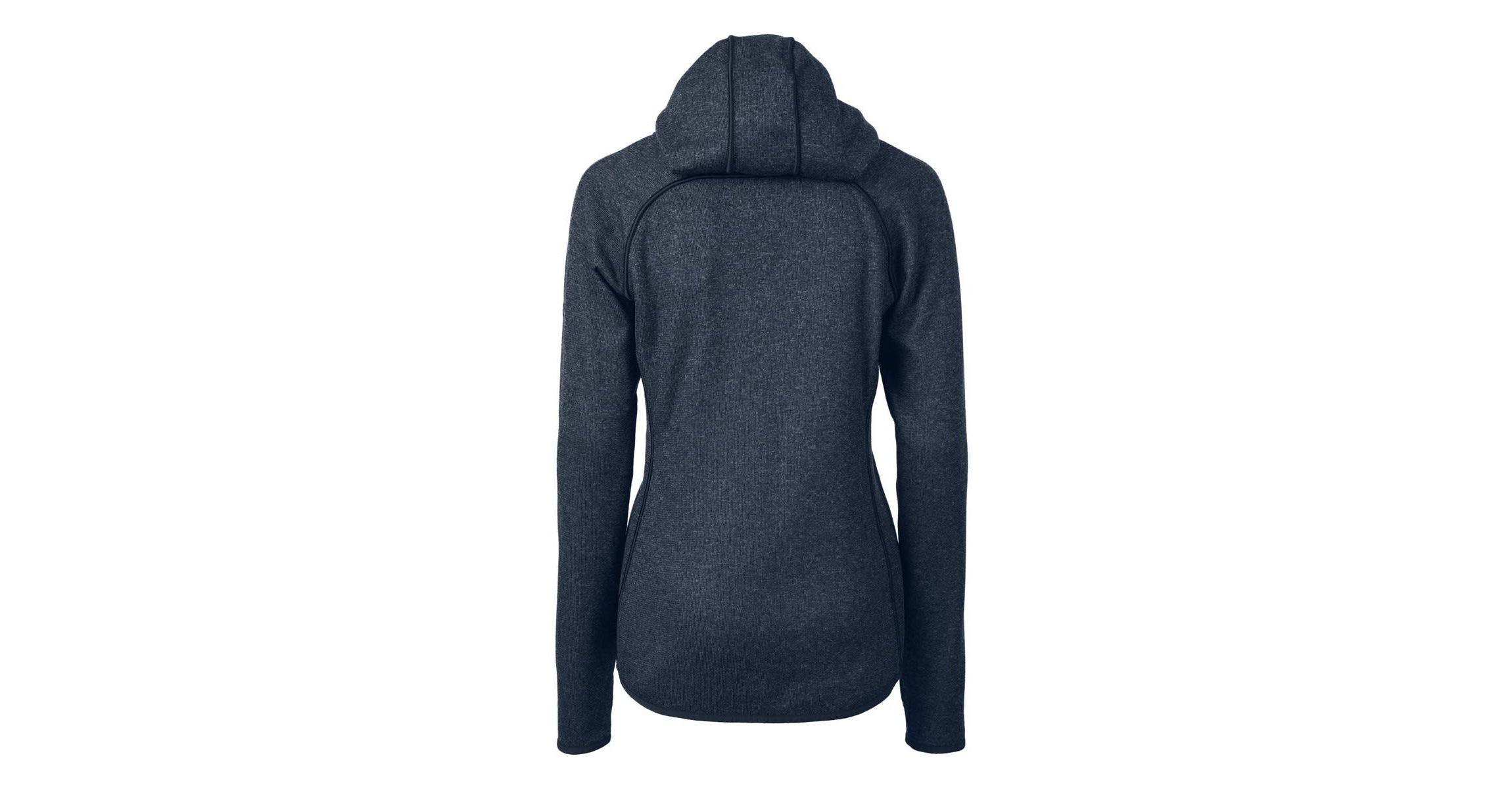 NCAA Heather Virginia Cavaliers Vintage Mainsail Sweater-Knit Full-Zip Hoodie