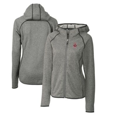 NCAA Heather Washington State Cougars Mainsail Sweater-Knit Full-Zip Hoodie
