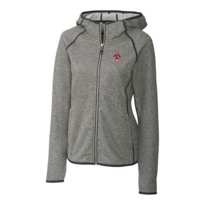 NCAA Heather Washington State Cougars Mainsail Sweater-Knit Full-Zip Hoodie