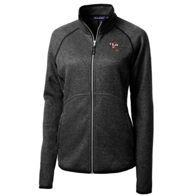 NCAA Heather Louisville Cardinals Mainsail Sweater-Knit Full-Zip Jacket