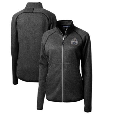 NCAA Heather Utah State Aggies Mainsail Sweater-Knit Full-Zip Jacket