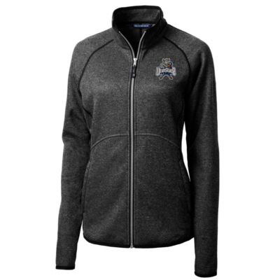 NCAA Heather Utah State Aggies Mainsail Sweater-Knit Full-Zip Jacket