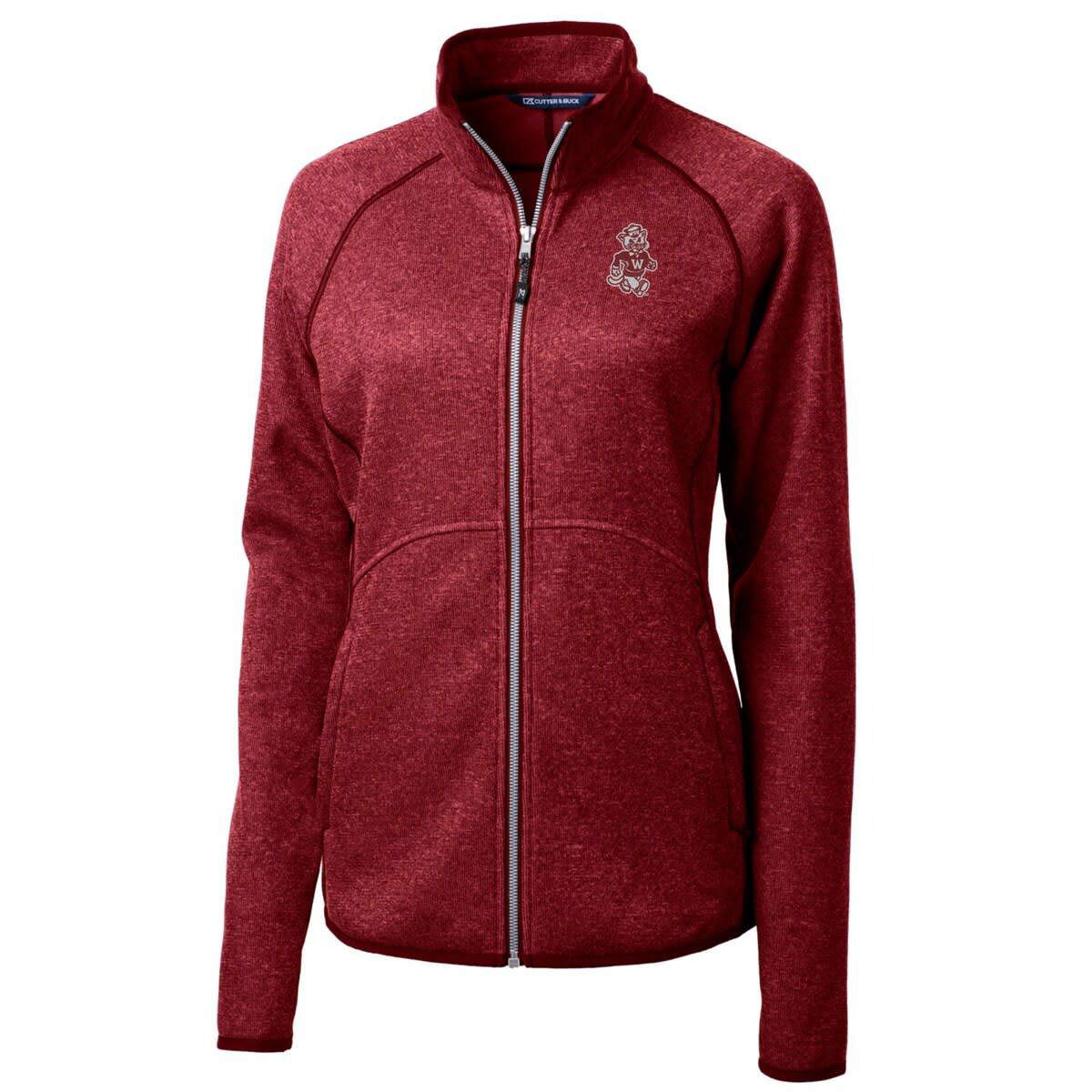 NCAA Washington State Cougars Mainsail Sweater-Knit Full-Zip Jacket