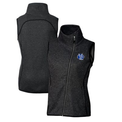 NCAA Heather Air Force Falcons Mainsail Sweater-Knit Full-Zip Vest