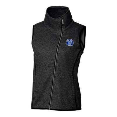 NCAA Heather Air Force Falcons Mainsail Sweater-Knit Full-Zip Vest
