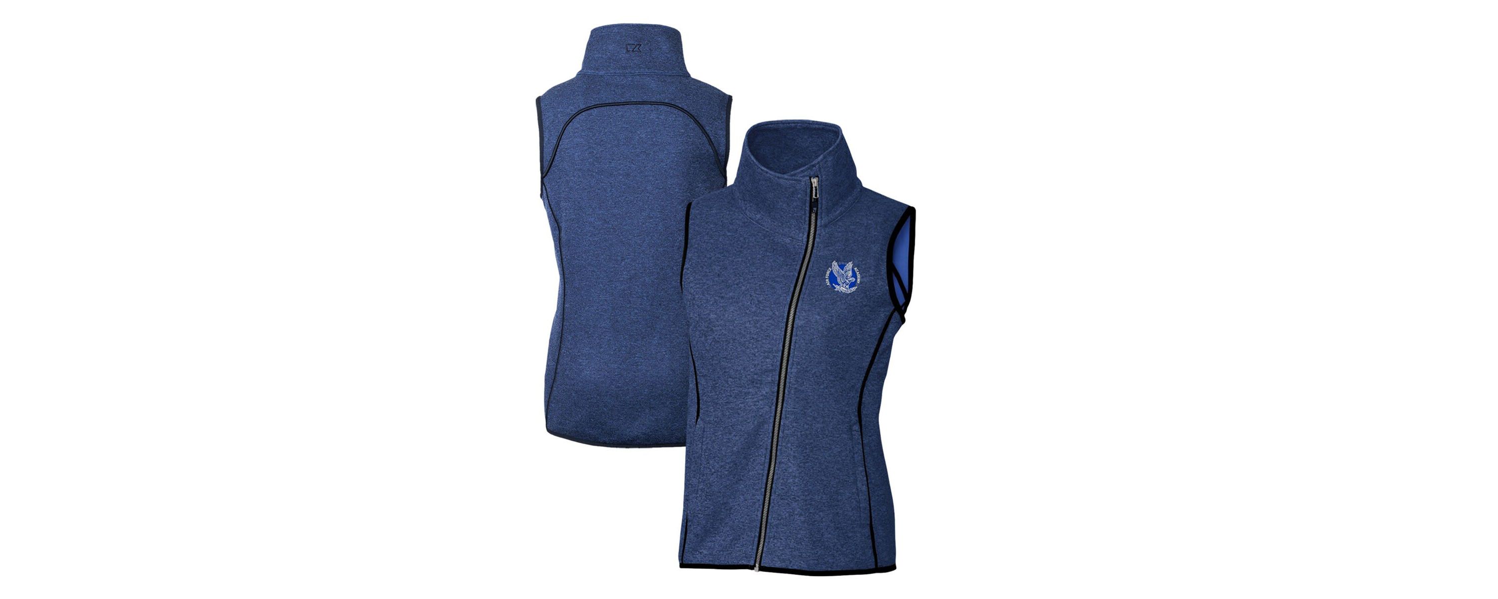 NCAA Air Force Falcons Mainsail Sweater-Knit Full-Zip Vest