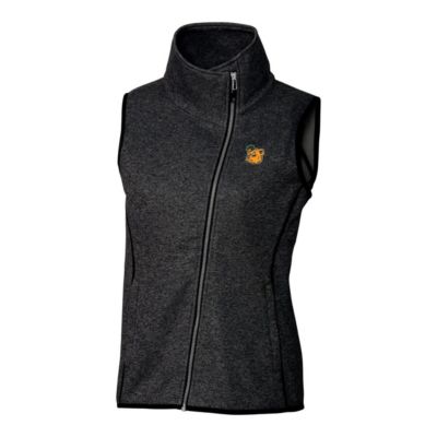 NCAA Heather Baylor Bears Mainsail Sweater-Knit Full-Zip Vest