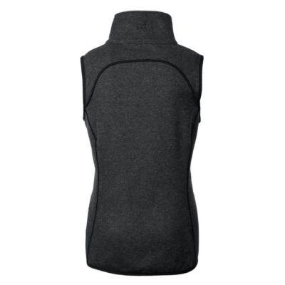 NCAA Heather Cincinnati Bearcats Mainsail Sweater-Knit Full-Zip Vest
