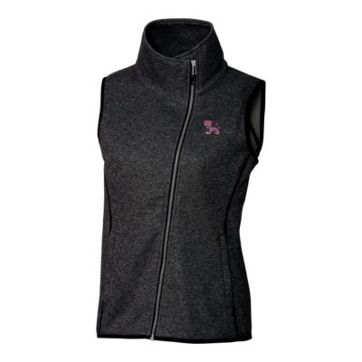 NCAA Heather Clemson Tigers Mainsail Sweater-Knit Full-Zip Vest