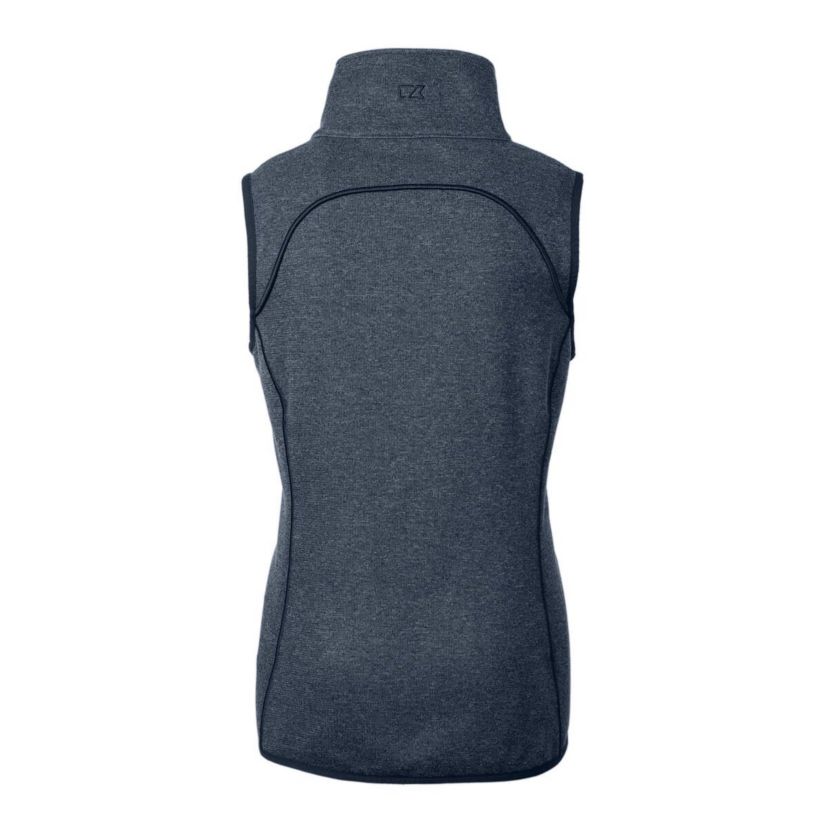 NCAA Georgetown Hoyas Mainsail Sweater-Knit Full-Zip Vest