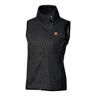 NCAA Heather Illinois Fighting Illini Mainsail Sweater-Knit Full-Zip Vest