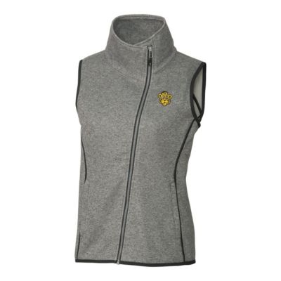 NCAA Heather Missouri Tigers Mainsail Sweater-Knit Full-Zip Vest