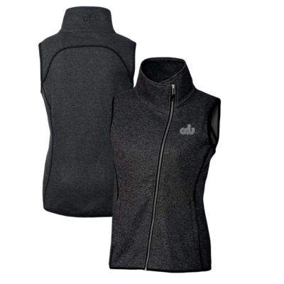 NCAA Heather Old Dominion Monarchs Mainsail Sweater-Knit Full-Zip Vest