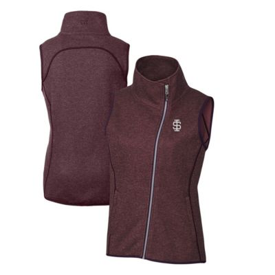 NCAA Southern Illinois Salukis Mainsail Sweater-Knit Full-Zip Vest