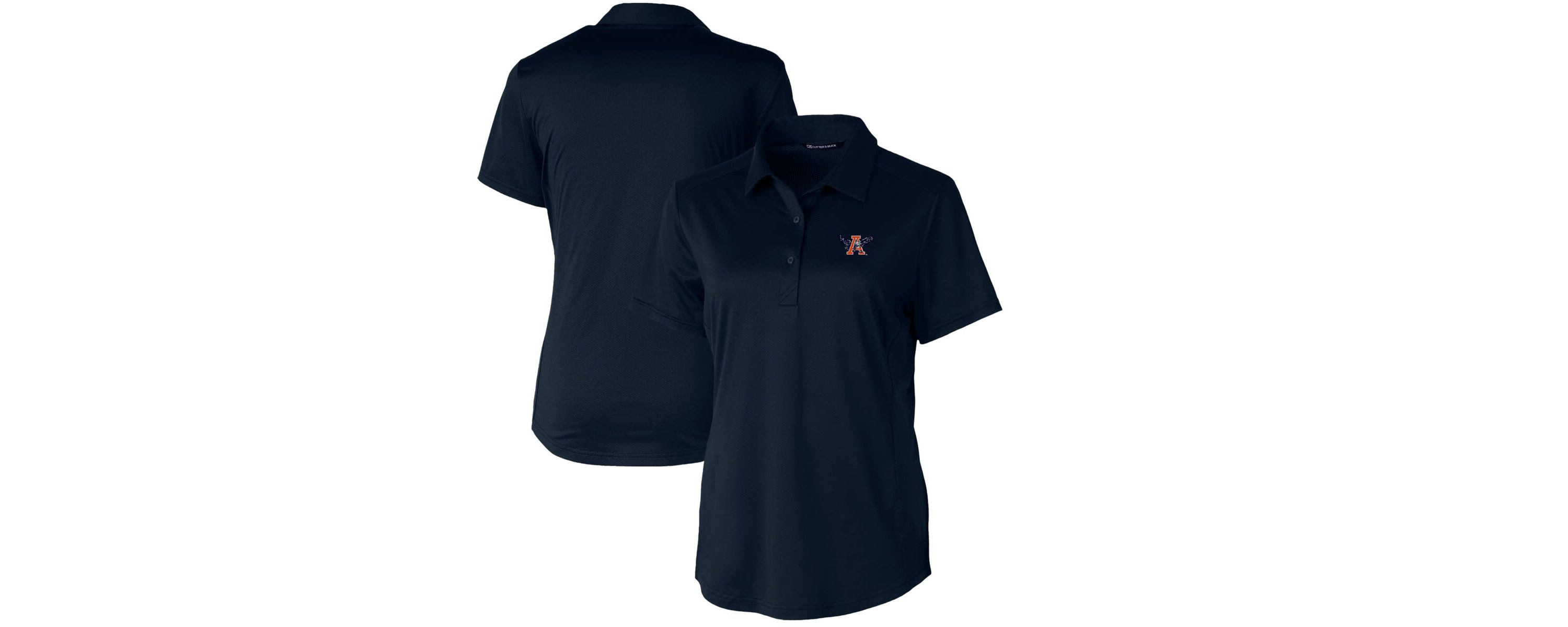 NCAA Auburn Tigers Vault Prospect Textured Stretch Polo