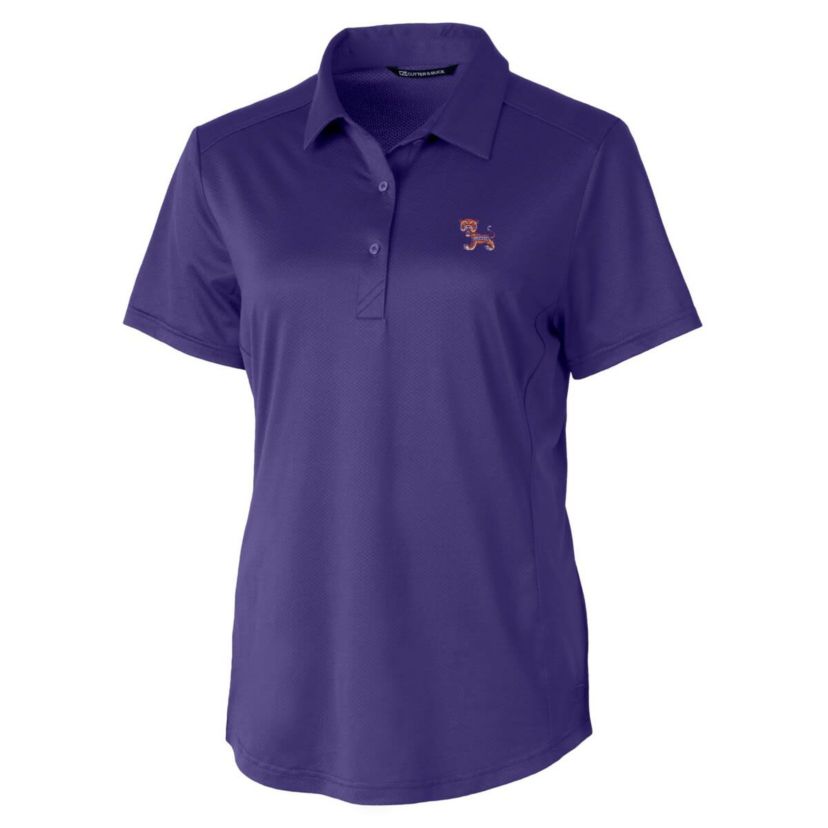 NCAA Clemson Tigers Vault Prospect Textured Stretch Polo