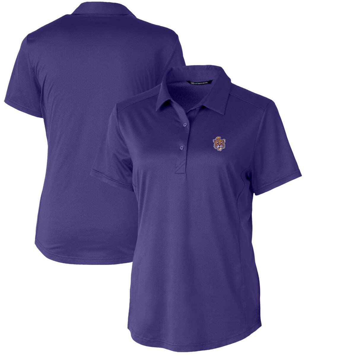 NCAA LSU Tigers Vault Prospect Textured Stretch Polo