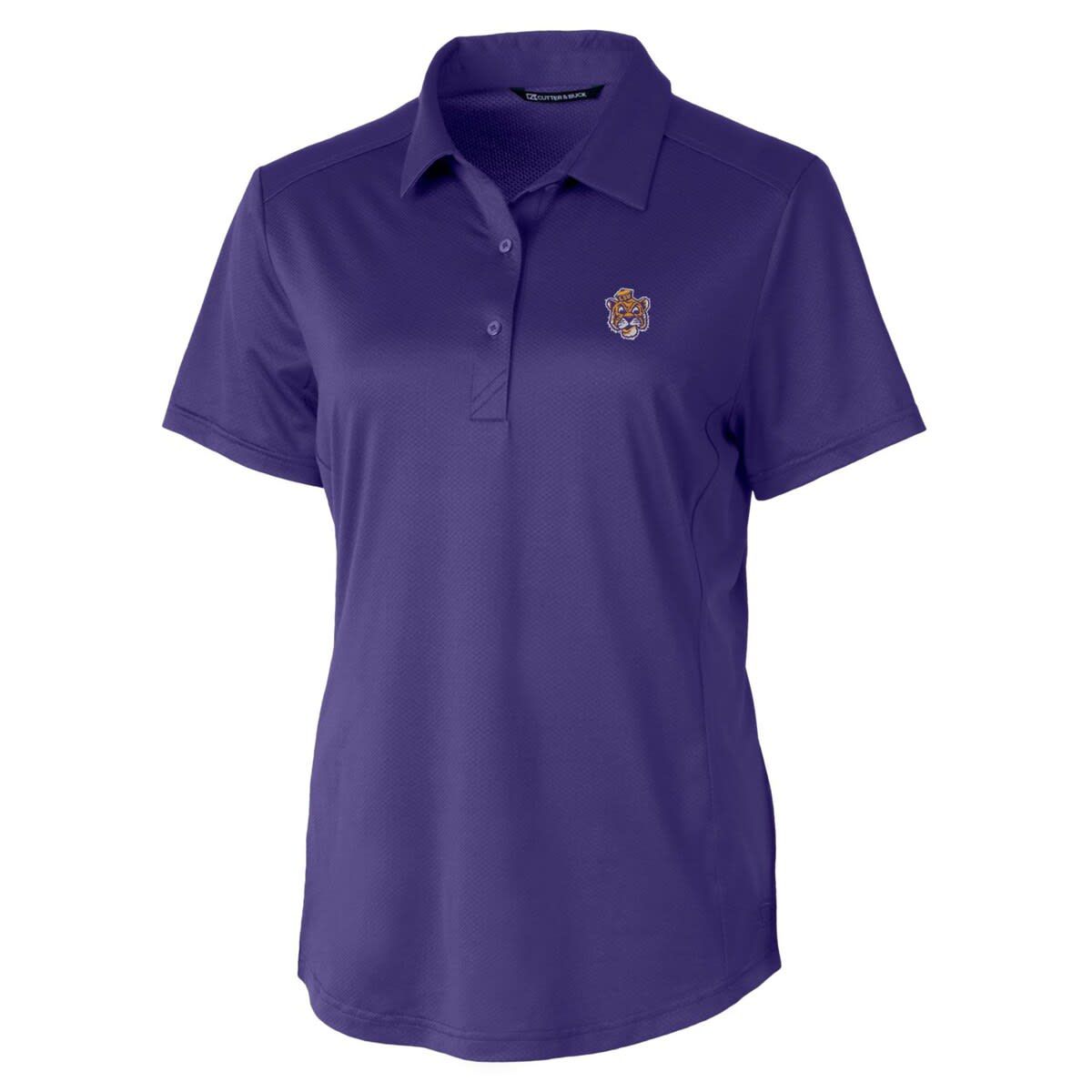 NCAA LSU Tigers Vault Prospect Textured Stretch Polo