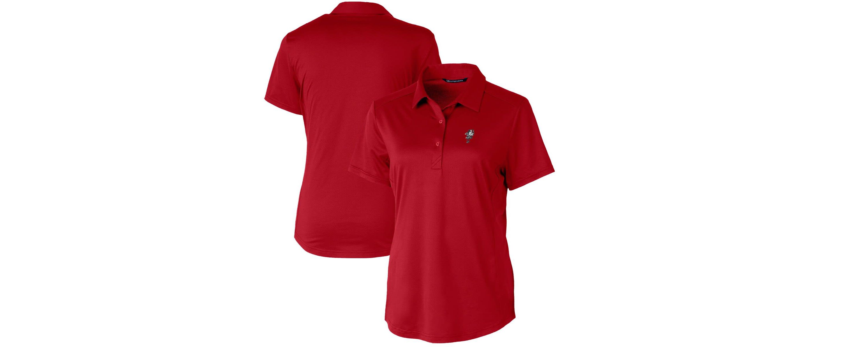 NCAA Ohio State Buckeyes Vault Prospect Textured Stretch Polo