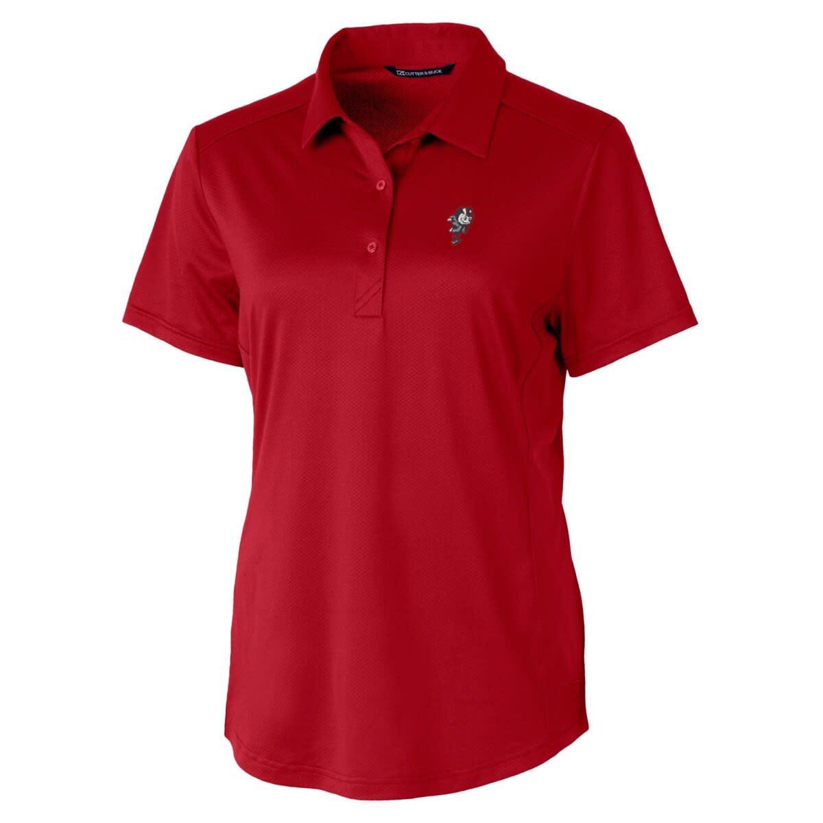 NCAA Ohio State Buckeyes Vault Prospect Textured Stretch Polo