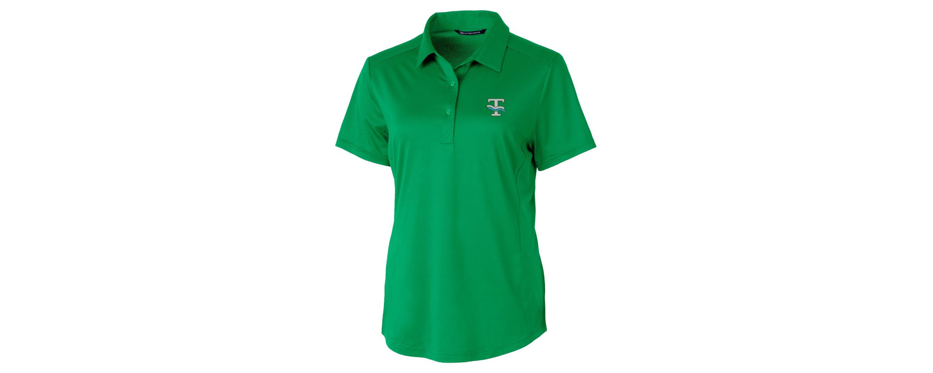 Tulane Green Wave NCAA Kelly Tulane Wave Vault Prospect Textured Stretch Polo