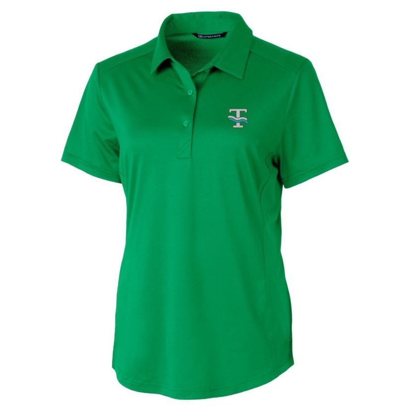 Tulane Green Wave NCAA Kelly Tulane Wave Vault Prospect Textured Stretch Polo