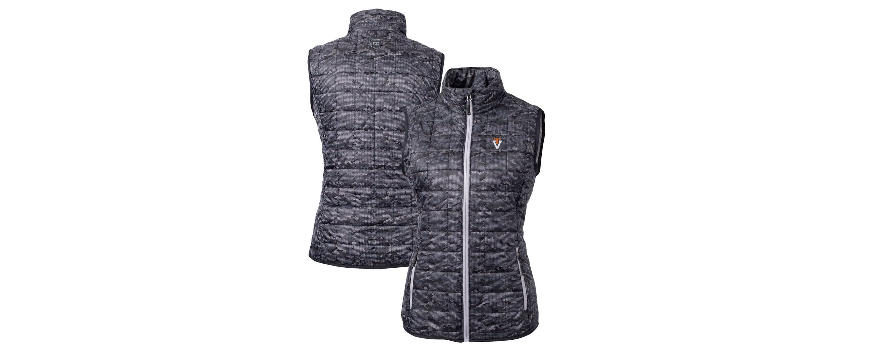 NCAA Virginia Tech Hokies Camouflage Vault Rainier PrimaLoft Eco Full-Zip Vest