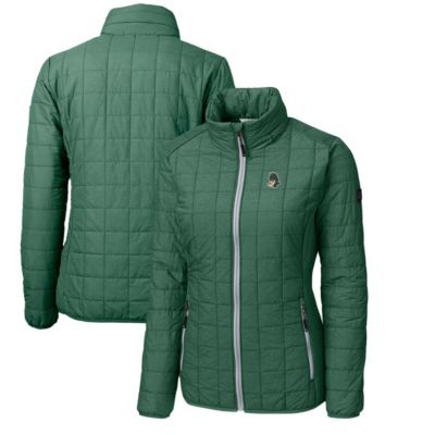 NCAA Heather Michigan State Spartans Vault Rainier PrimaLoft Eco Insulated Full-Zip Puffer Jacket