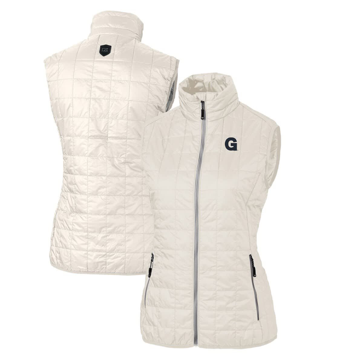 Gonzaga University Bulldogs NCAA Gonzaga Bulldogs Vault Rainier PrimaLoft Eco Full-Zip Puffer Vest