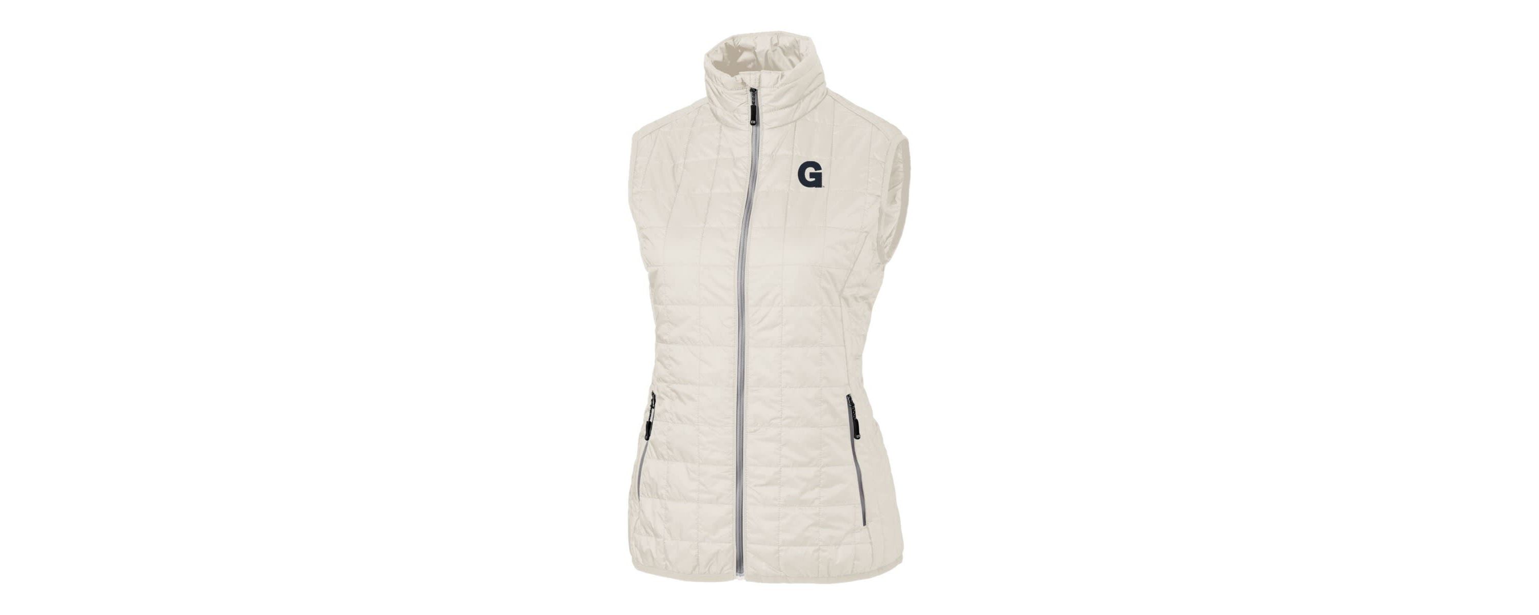 Gonzaga University Bulldogs NCAA Gonzaga Bulldogs Vault Rainier PrimaLoft Eco Full-Zip Puffer Vest