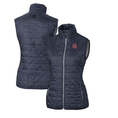 Gonzaga University Bulldogs NCAA Heather Vault Rainier PrimaLoft Eco Full-Zip Puffer Vest