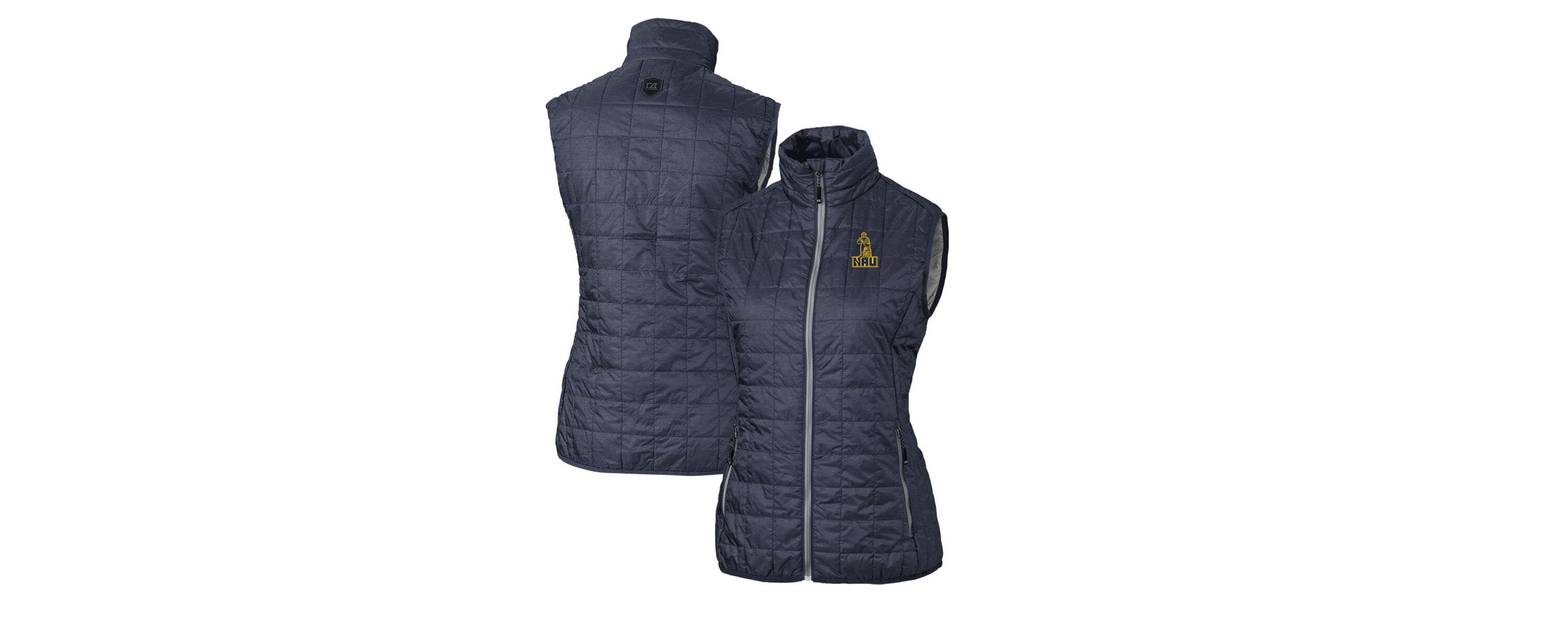 NCAA Northern Arizona Lumberjacks Vault Rainier PrimaLoft Eco Full-Zip Puffer Vest
