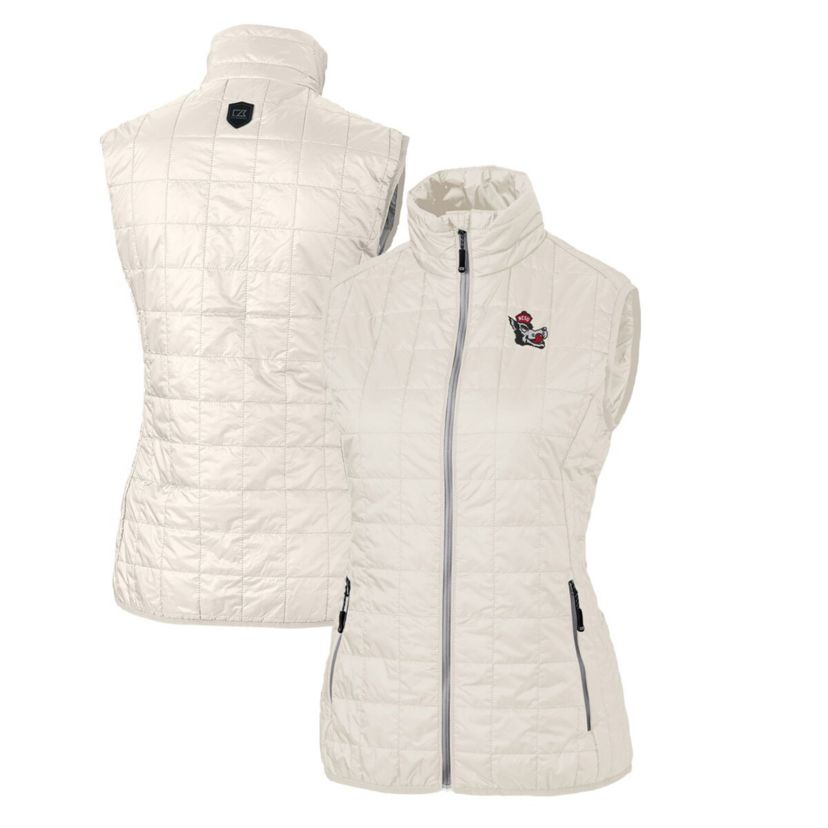 NCAA NC State Wolfpack Vault Rainier PrimaLoft Eco Full-Zip Puffer Vest