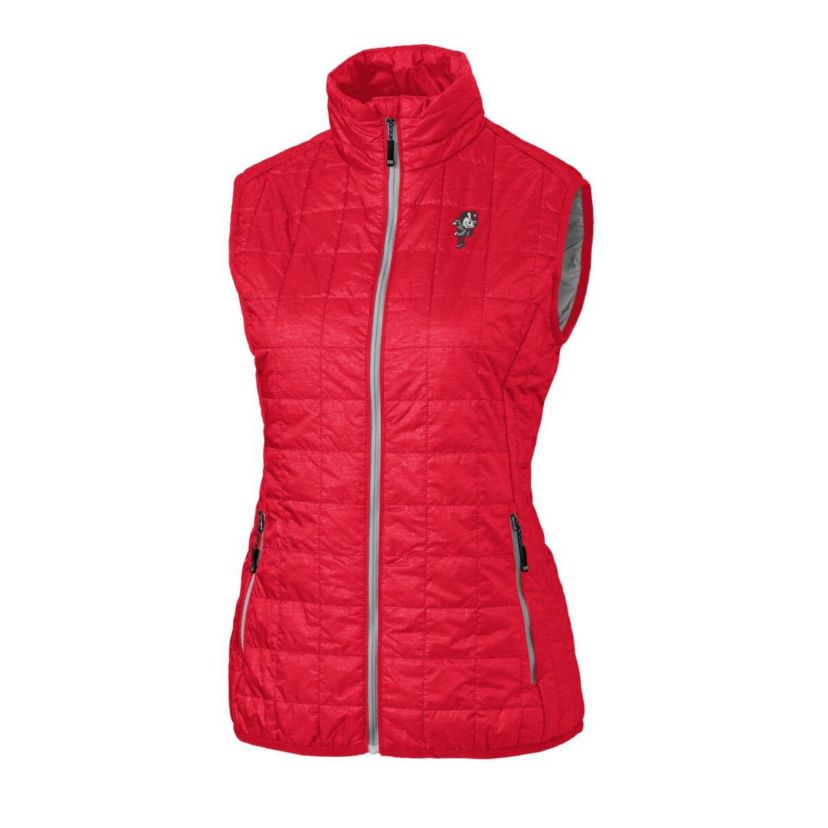 NCAA Ohio State Buckeyes Vault Rainier PrimaLoft Eco Full-Zip Puffer Vest